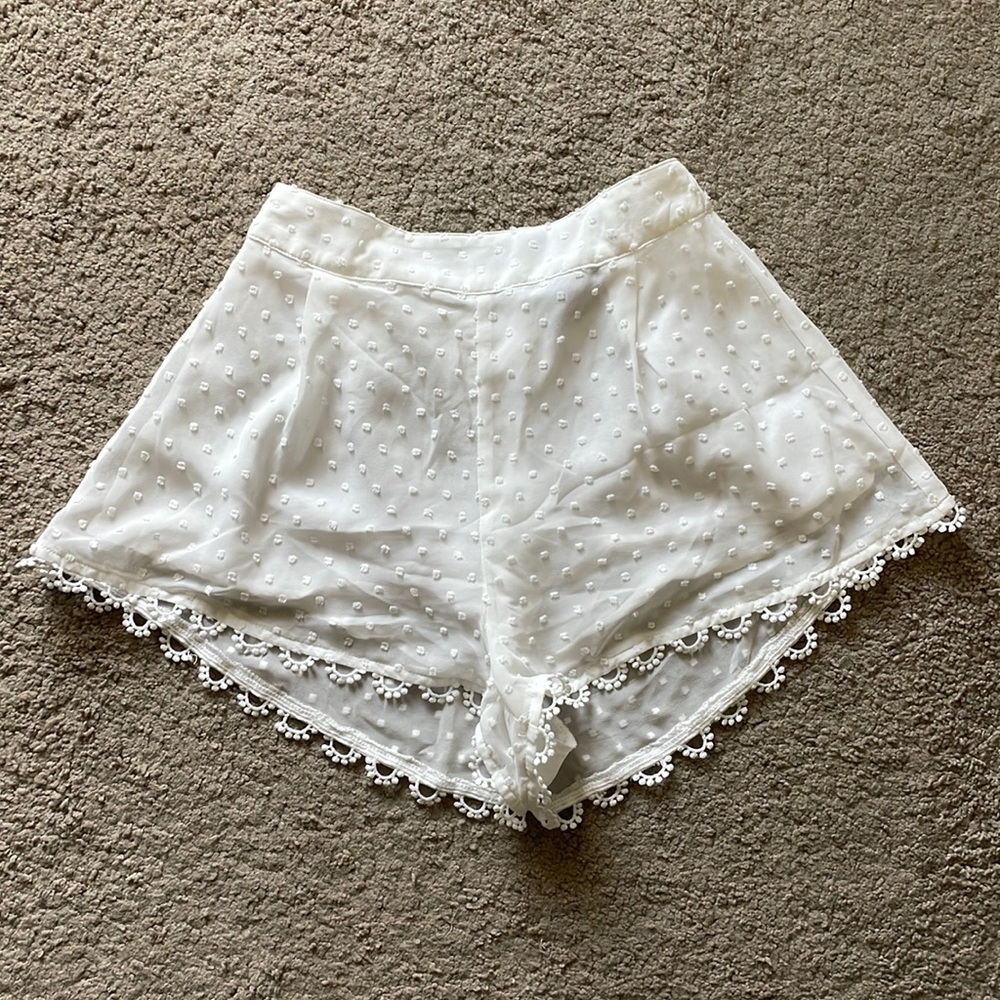 Hot Miami Styles White Shorts